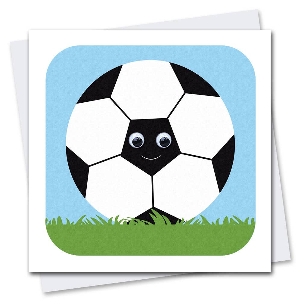 Birthday Card | Football | Sports Card | Googly Eyes